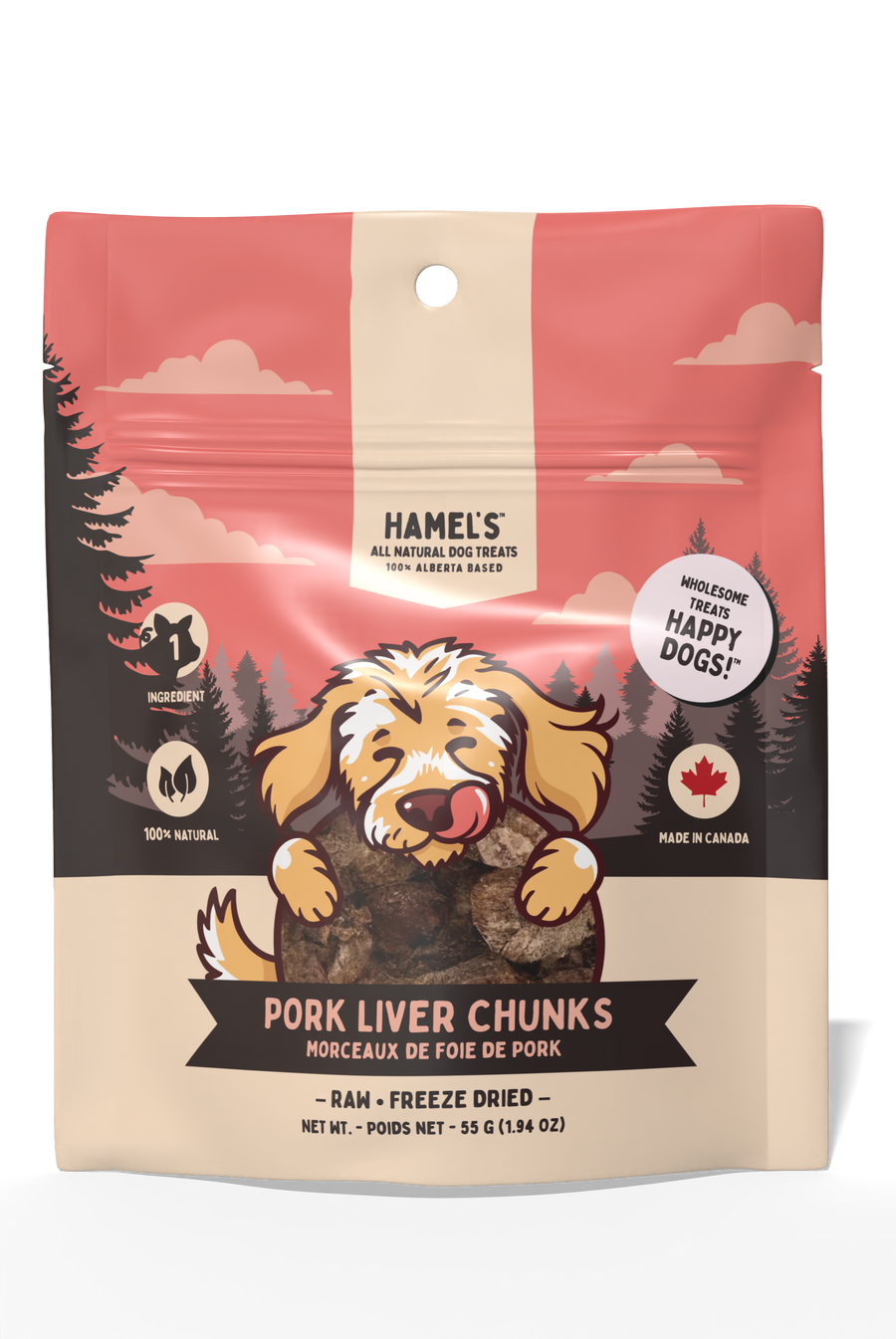 Pork Liver Chunks 55 gram